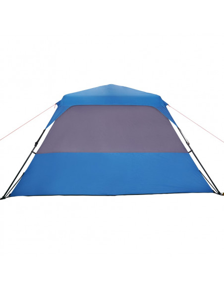 Tenda Campeggio 6 Persone Verde Rilascio Rapido Impermeabile