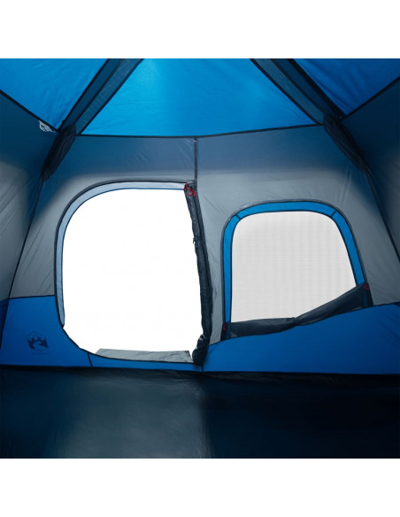 Tenda Campeggio 6 Persone Verde Rilascio Rapido Impermeabile