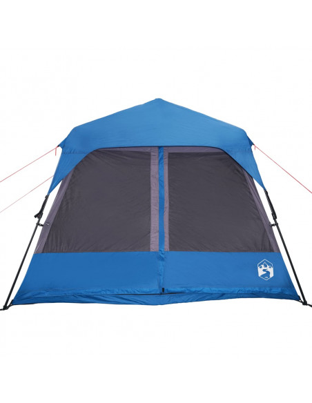 Tenda Campeggio 9 Persone Verde Rilascio Rapido Impermeabile