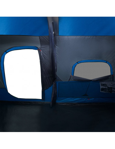 Tenda Campeggio 9 Persone Verde Rilascio Rapido Impermeabile