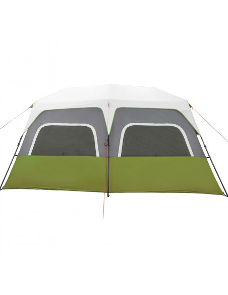 Tenda Famiglia con LED 10 Persone Blu Chiaro a Rilascio Rapido