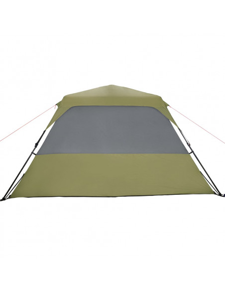 Tenda Campeggio 6 Persone Blu Rilascio Rapido Impermeabile
