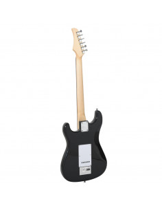 Chitarra Elettrica Principianti Custodia Marrone Bianca 4/4 39" 2