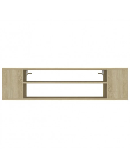 Mobile TV Pensile Rovere Sonoma 100x30x26,5cm Legno Multistrato