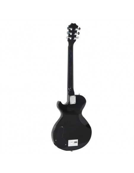 Chitarra Elettrica Principianti e Custodia Marrone Nera 4/4 39"