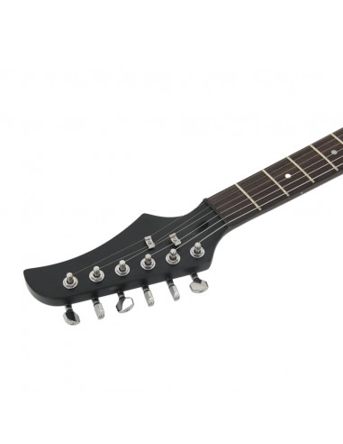Chitarra Elettrica per Principianti con Custodia Nera 4/4 39"