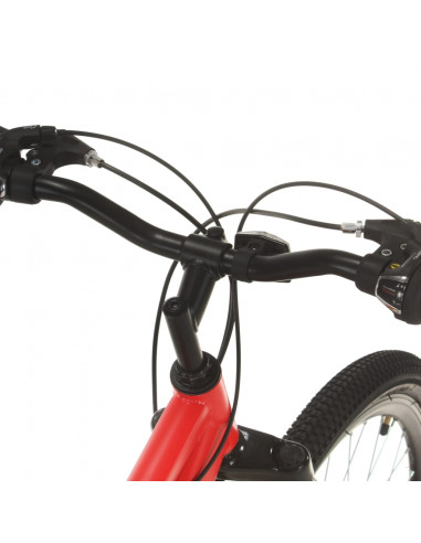 Mountain Bike 21 Speed 27,5" Ruote 38 cm Rosso