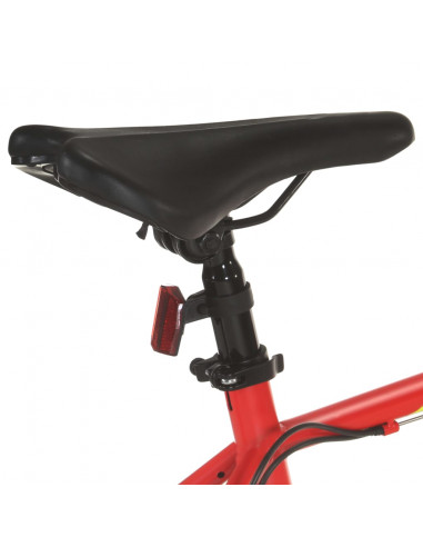 Mountain Bike 21 Speed 27,5" Ruote 38 cm Rosso