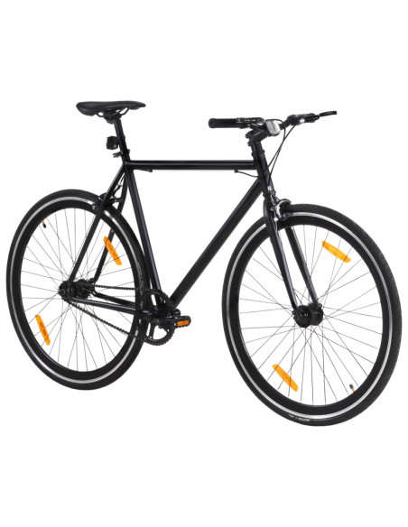 Bicicletta a Scatto Fisso Nera 700c 51 cm