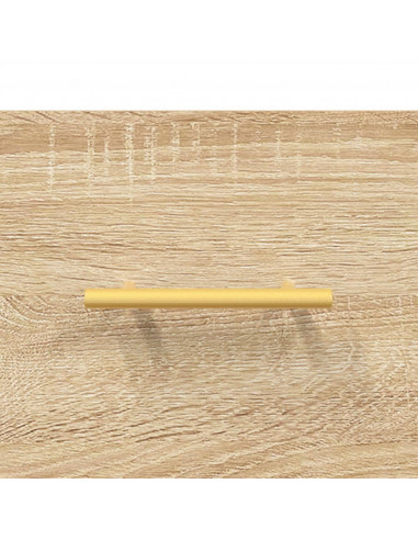 Comodino a Muro Rovere Sonoma 35x35x20 cm