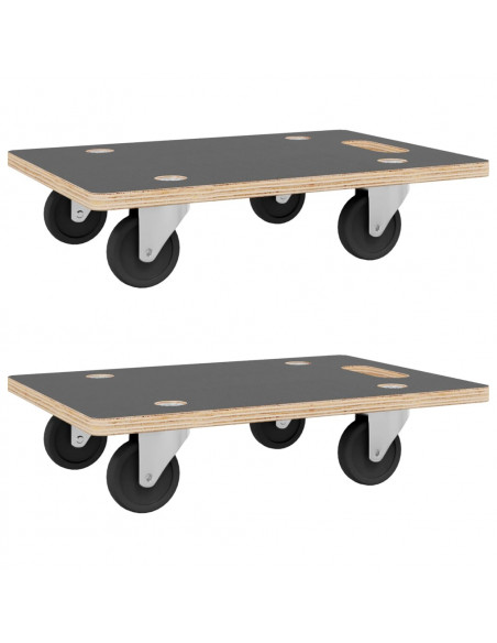 Pedane 2 pz Rettangolari 50x35x11,5 cm