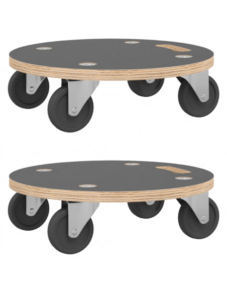 Pedane 2 pz Rotonde Ø38x11,5 cm