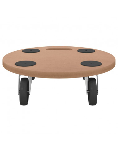 Pedane 6 pz Rotonde in Legno Multistrato