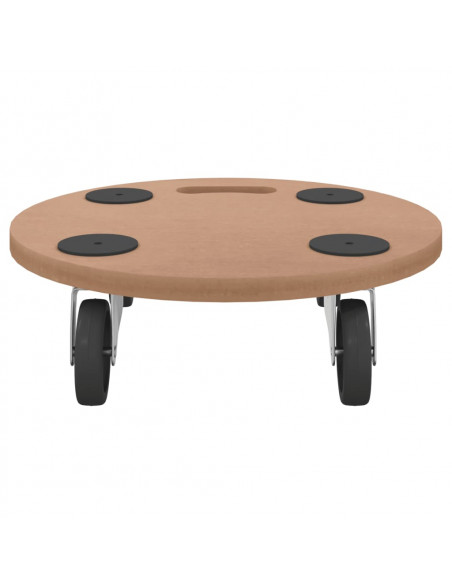 Pedane 6 pz Rotonde in Legno Multistrato