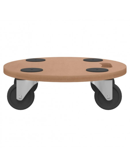 Pedane 6 pz Rotonde in Legno Multistrato