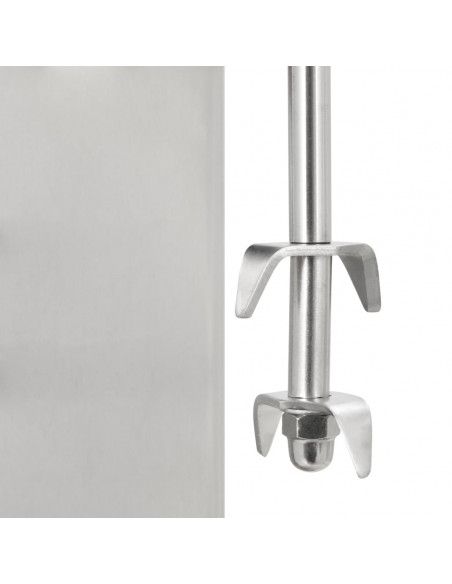 Frullatore per Milkshake con Tazza Doppia in Acciaio Inox 2 L