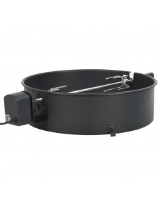 Kit per Barbecue allo Spiedo 57 cm Nero 2