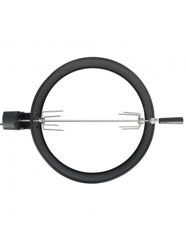 Kit per Barbecue allo Spiedo 57 cm Nero