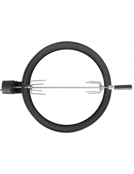 Kit per Barbecue allo Spiedo 57 cm Nero