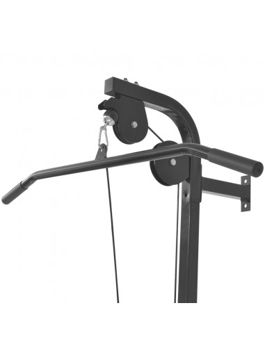 Stazione Allenamento Multifunzione da Casa a Muro con 2 Sbarre