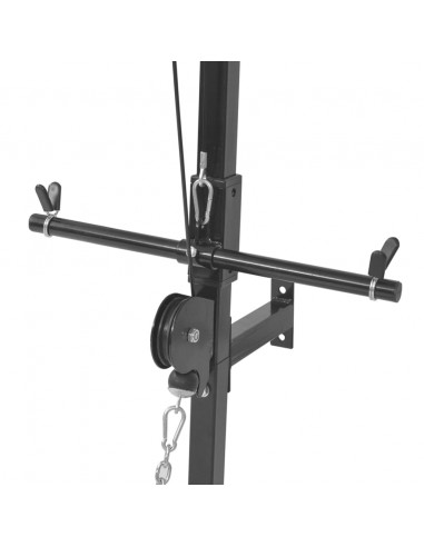 Stazione Allenamento Multifunzione da Casa a Muro con 2 Sbarre