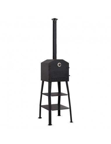 Forno per Pizza da Esterno a Carbone con 2 Pietre Refrattarie