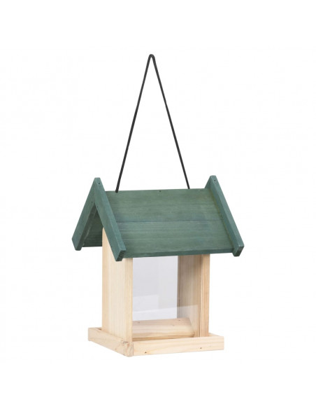 Mangiatoie per Uccelli 4 pz in Legno di Abete