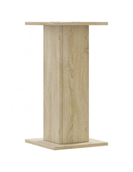 Supporti per Piante 2 pz Rovere Sonoma 30x30x60cm in Truciolato