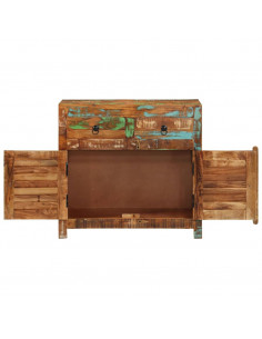 Credenza 70x30x68 cm in Legno Massello di Recupero 2
