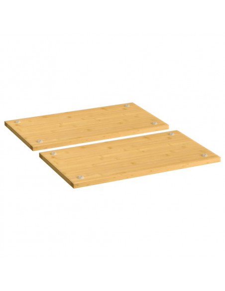 Coprifornelli 2 pz 50x28x1,5 cm in Bambù