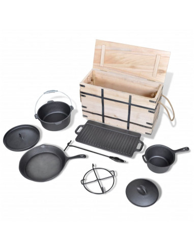 Set forno olandese 9 pz