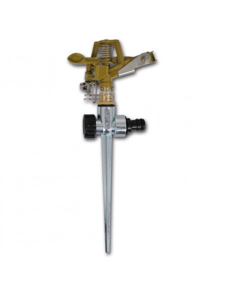 Set 2 pz Spruzzatore giardino innaffiatura con picchetto metallo zinco