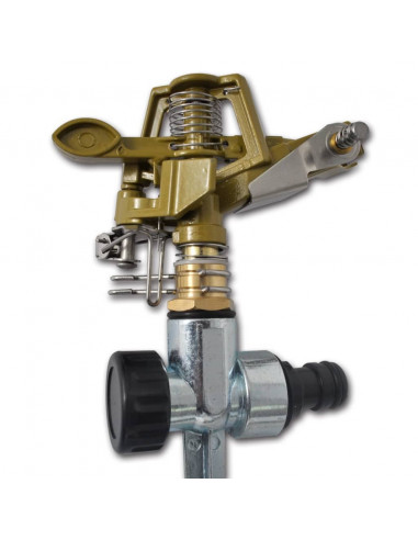 Set 2 pz Spruzzatore giardino innaffiatura con picchetto metallo zinco