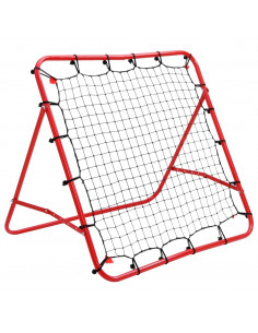 Rete a Rimbalzo da Calcio Regolabile 100 x 100 cm 2