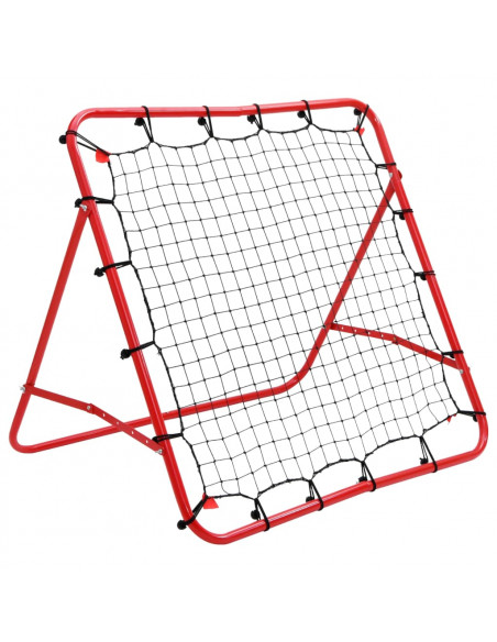 Rete a Rimbalzo da Calcio Regolabile 100 x 100 cm