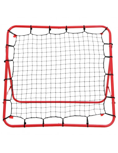 Rete a Rimbalzo da Calcio Regolabile 100 x 100 cm