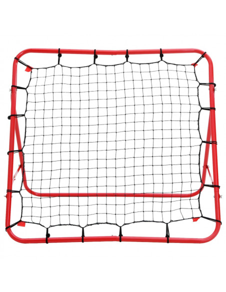 Rete a Rimbalzo da Calcio Regolabile 100 x 100 cm