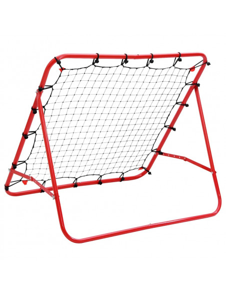 Rete a Rimbalzo da Calcio Regolabile 100 x 100 cm