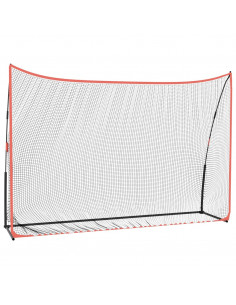 Rete da Golf Nera e Rossa 305x91x213 cm in Poliestere 2