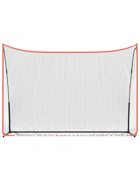Rete da Golf Nera e Rossa 305x91x213 cm in Poliestere
