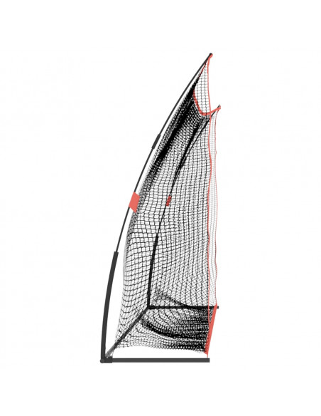 Rete da Golf Nera e Rossa 305x91x213 cm in Poliestere