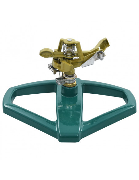 Irrigatore Rotante Verde 21x22x13 cm in Metallo