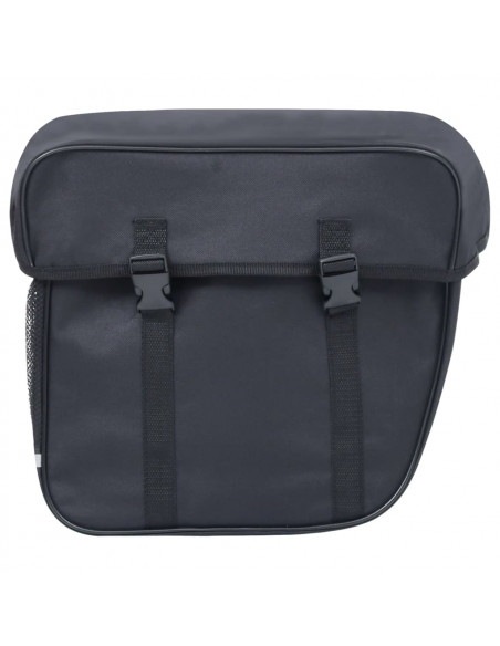 Borsa Doppia Bicicletta Impermeabile per Portapacchi 35 L Nero