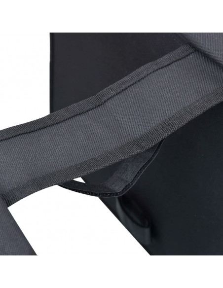 Borsa Doppia Bicicletta Impermeabile per Portapacchi 35 L Nero