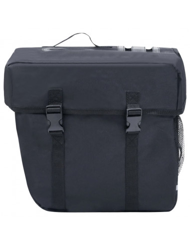 Borsa Doppia Bicicletta Impermeabile per Portapacchi 35 L Nero