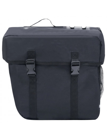 Borsa Doppia Bicicletta Impermeabile per Portapacchi 35 L Nero