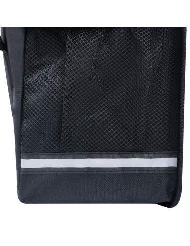 Borsa Doppia Bicicletta Impermeabile per Portapacchi 35 L Nero