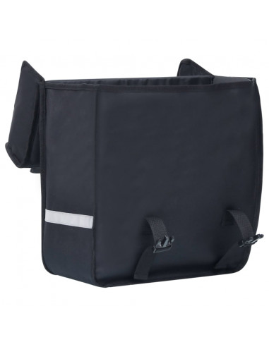 Borsa Singola Bicicletta Impermeabile per Portapacchi 21 L Nero