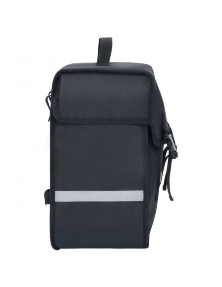Borsa Singola Bicicletta Impermeabile per Portapacchi 21 L Nero