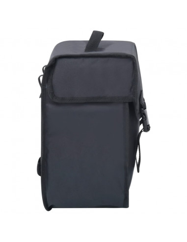 Borsa Singola Bicicletta Impermeabile per Portapacchi 21 L Nero